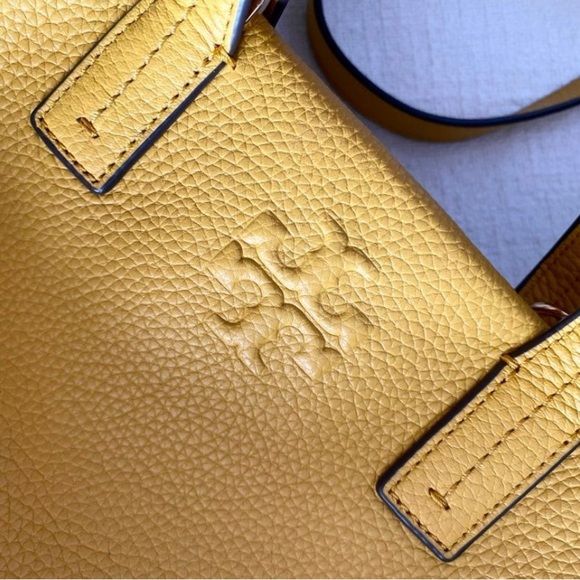 Tory Burch Mustard Leather Handbag - Picture 2 of 7
